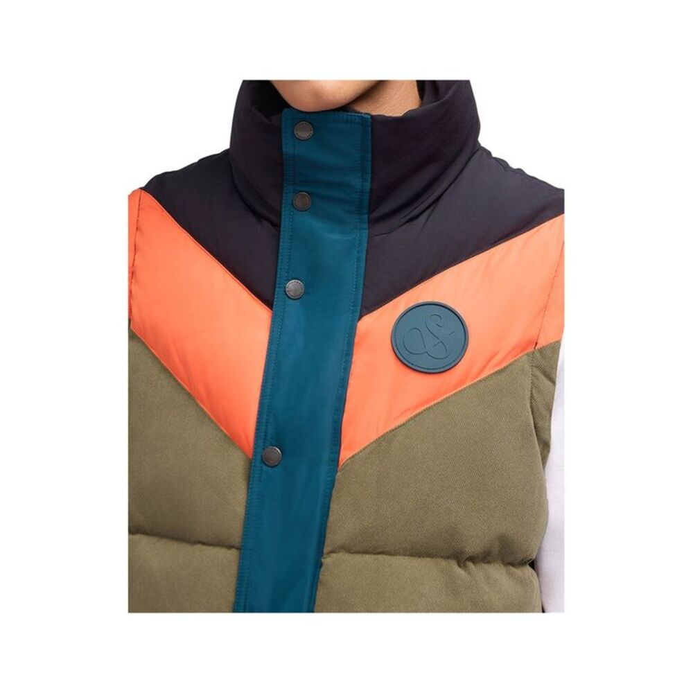 Scotch & Soda Mens Nelleke Colorblock Puffer Jacket, NWT - Picture 3 of 5
